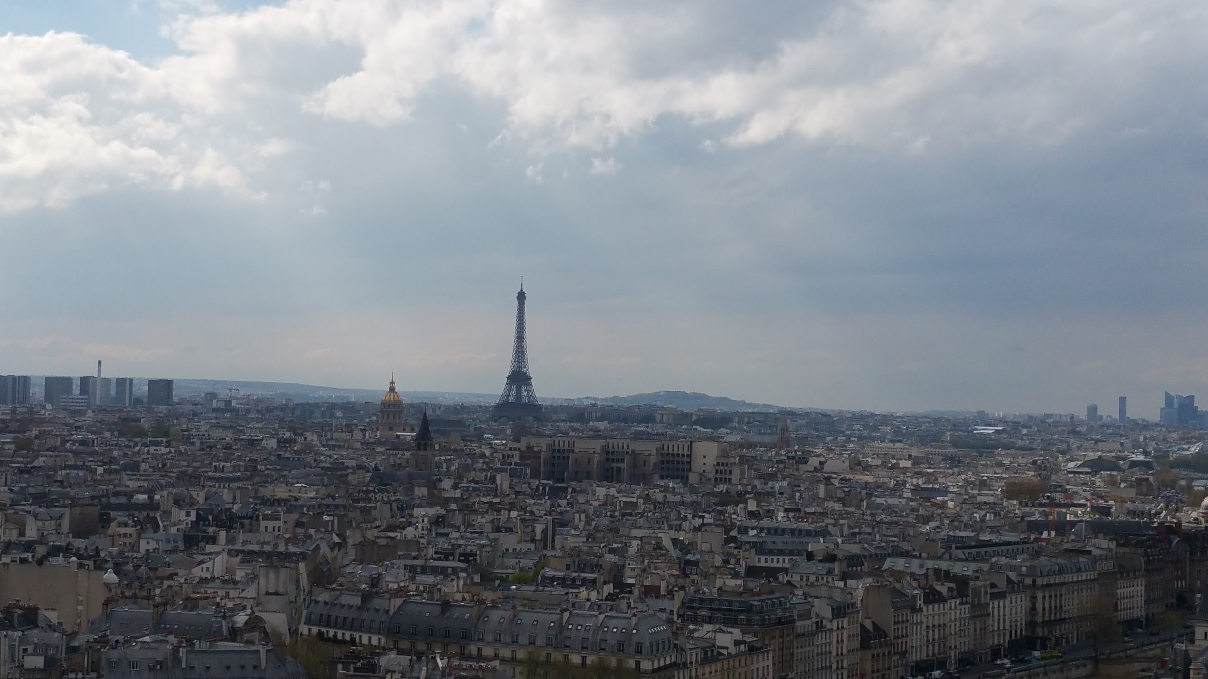 Eiffel Tower in the distance