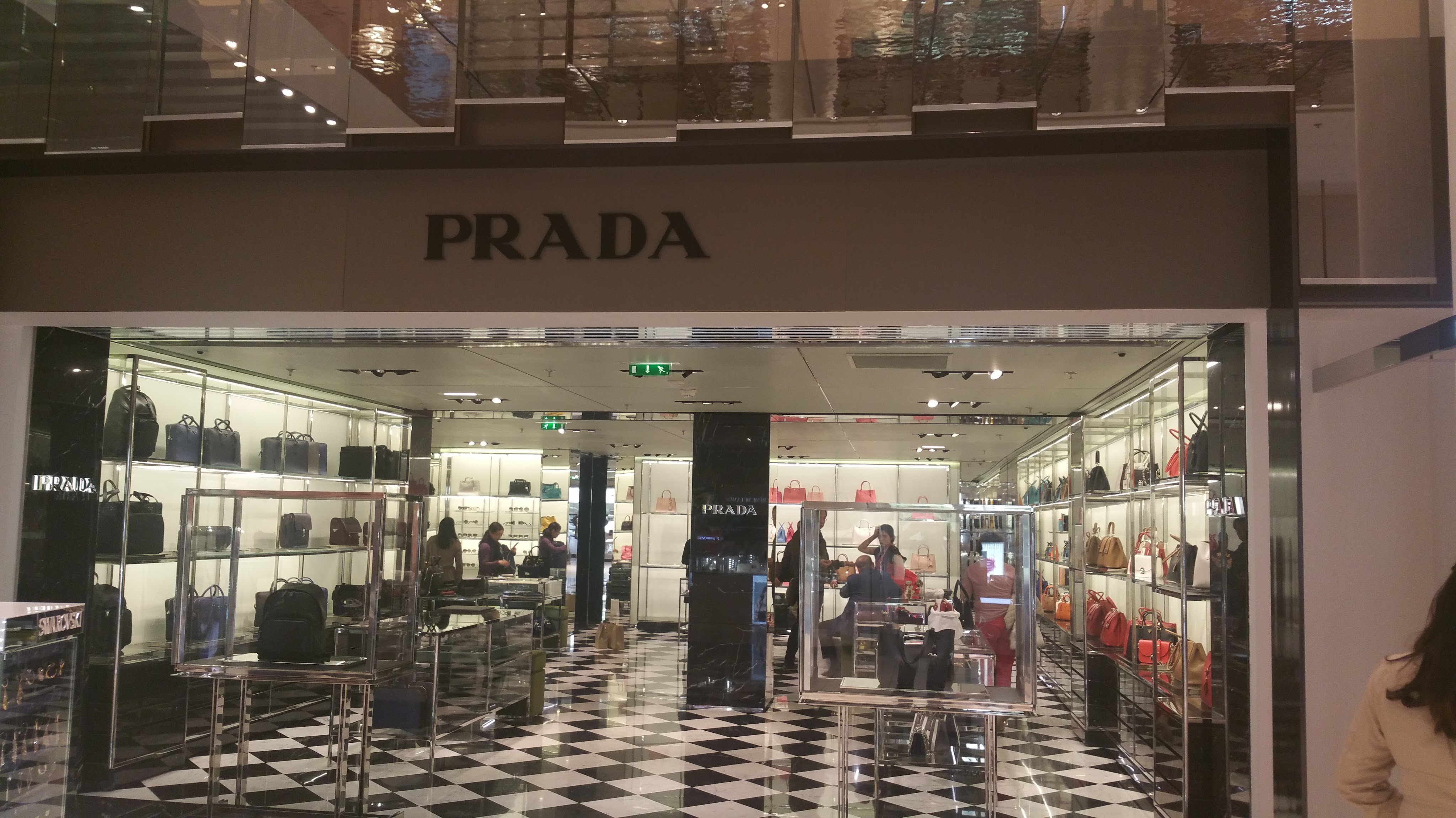 Prada shop near the Louvre in Paris