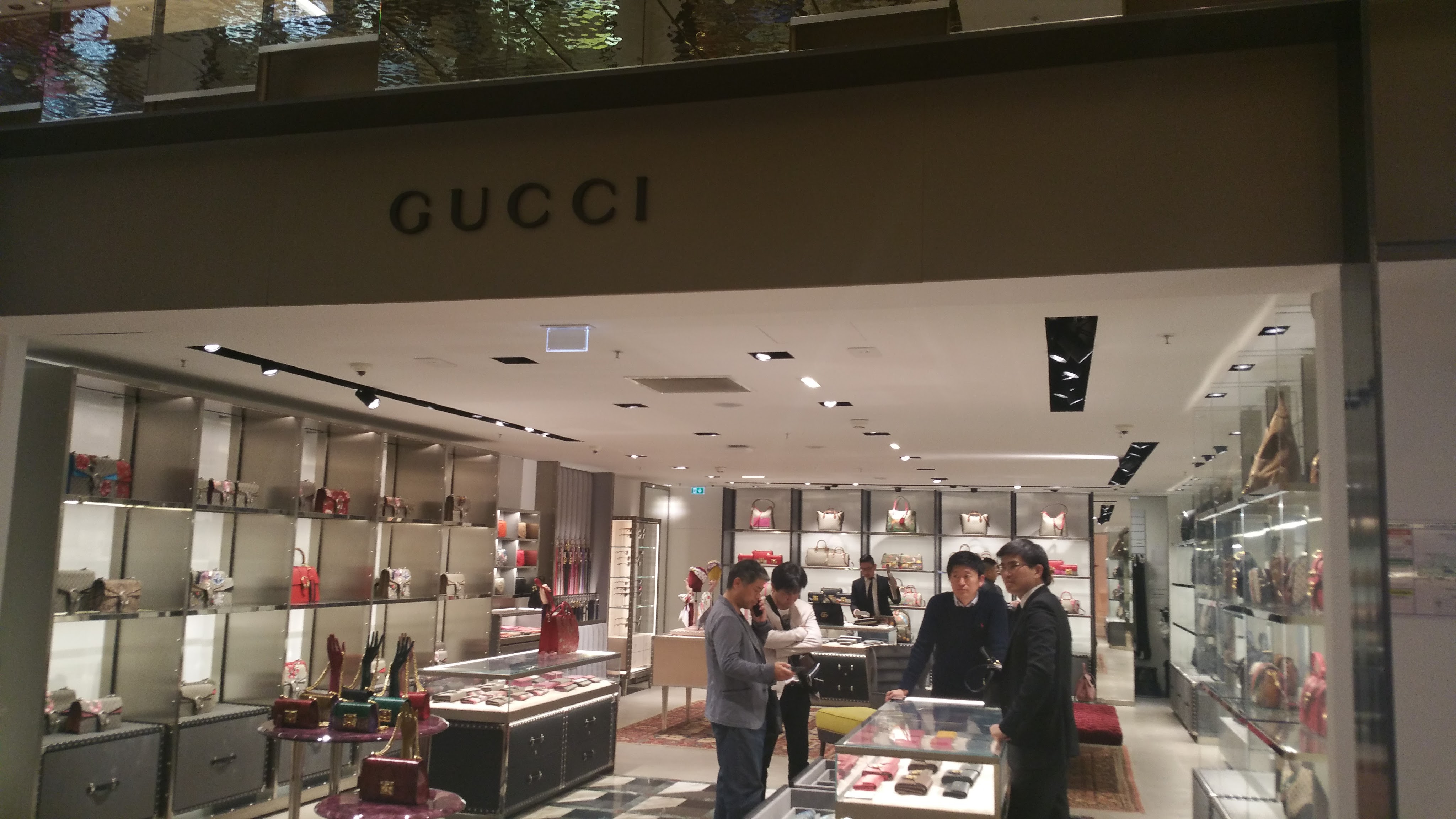 Gucci shop near the Louvre in Paris