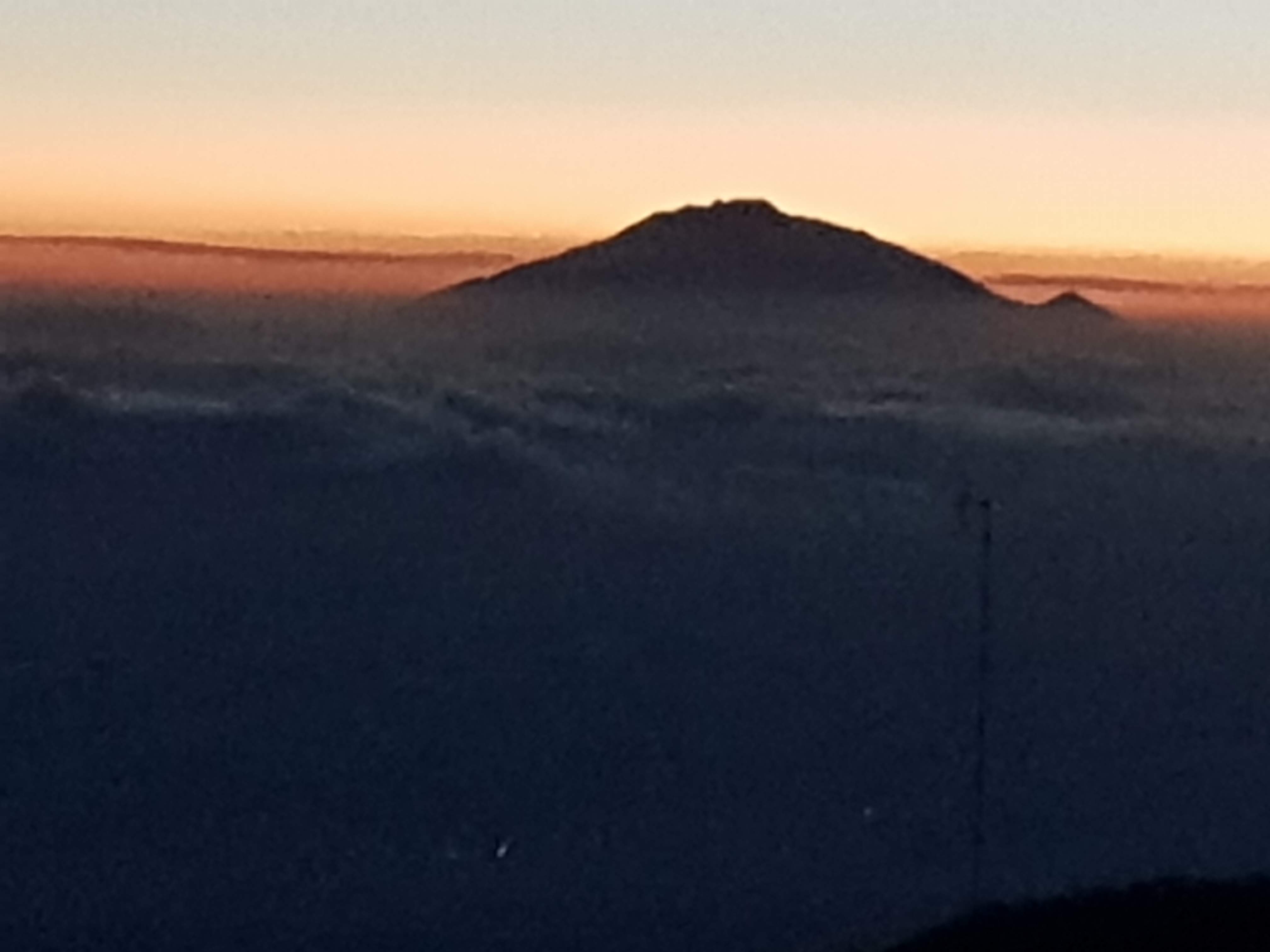 Mount Meru in the sunset from Karanga Camp Kilimanjaro