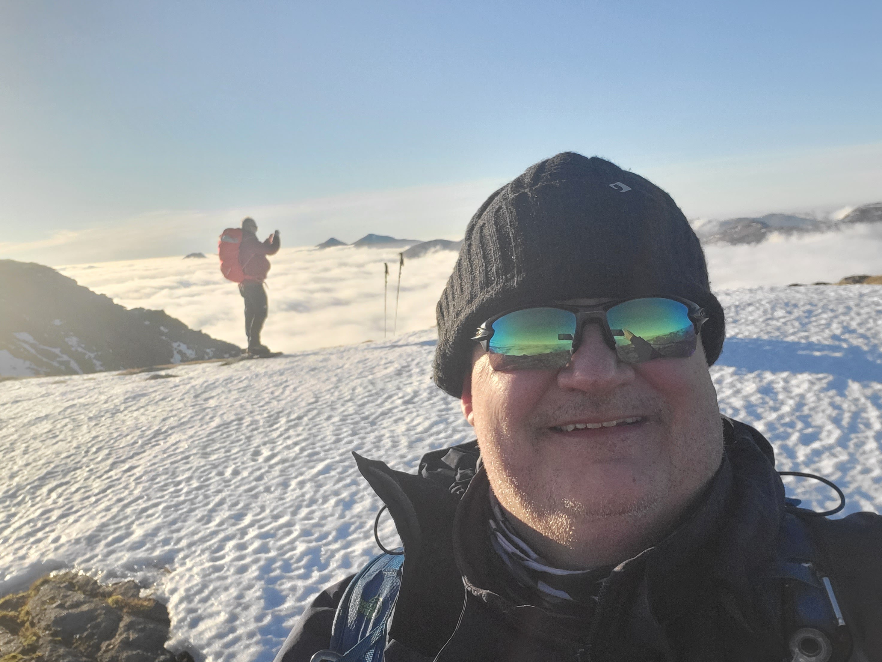 Beinn Dorian above the clouds