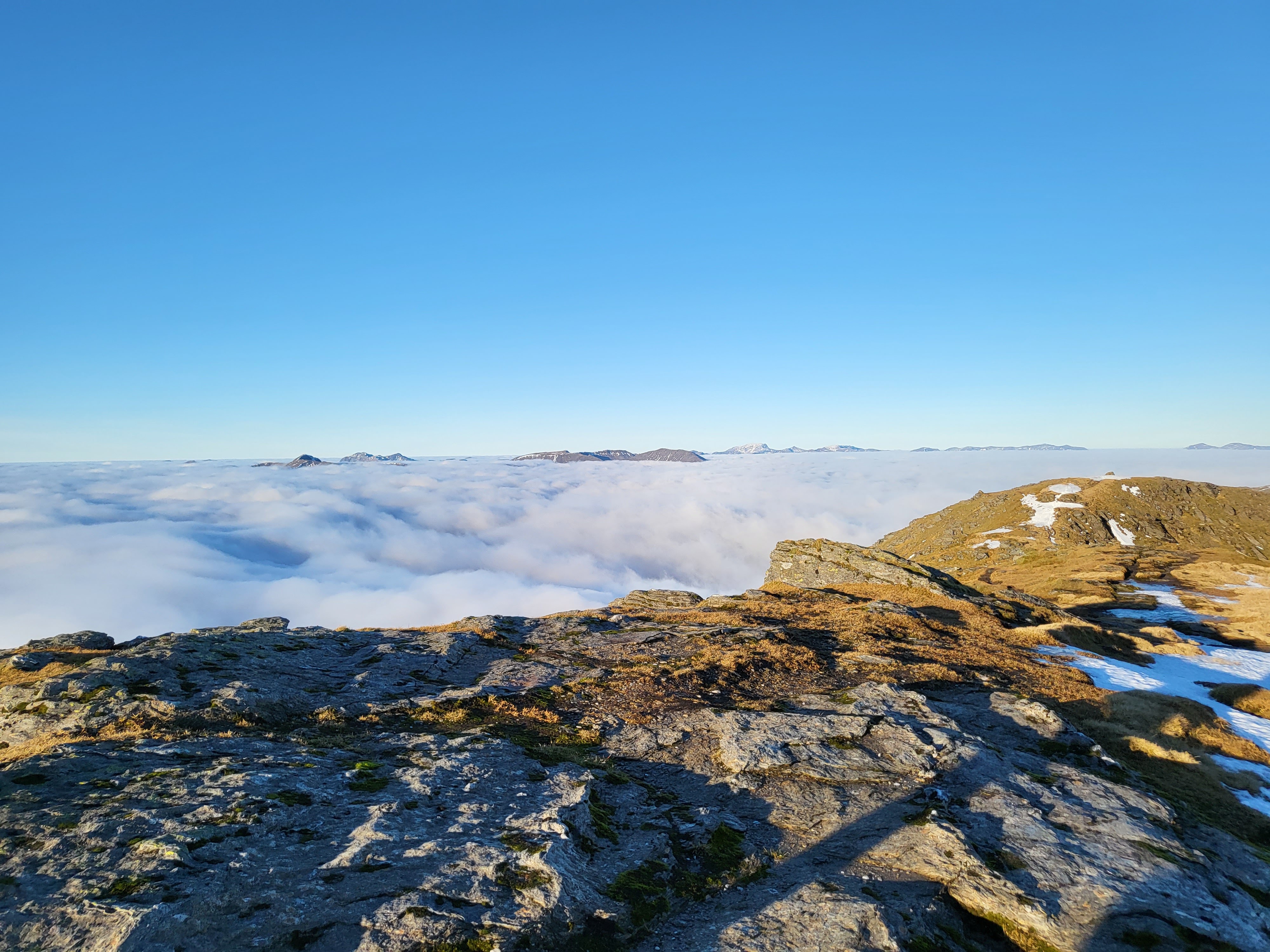Mountains above the clouds